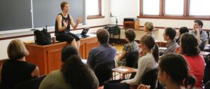 connecting with faculty in class